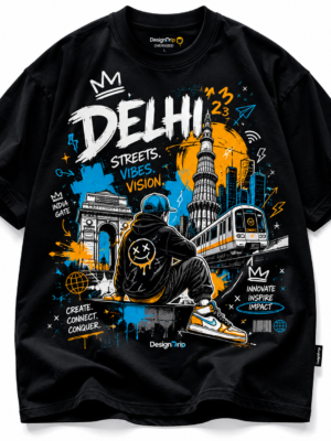 Urban Pulse Oversized Graphic T-Shirt | DesignDrip Streetwear